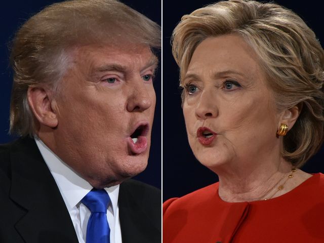 Donald Trump and Hillary - the final stages of the election