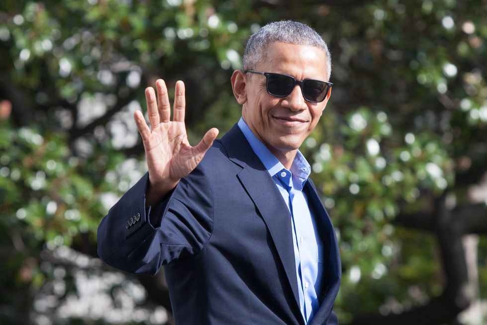 Barack Obama with sunglasses | ELLE UK
