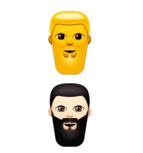 Bearded emoji | ELLE UK