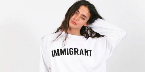 Ashish Immigrant T-shirt | ELLE UK