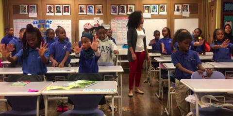 inspiring teacher s chant for students before class i m gonna push