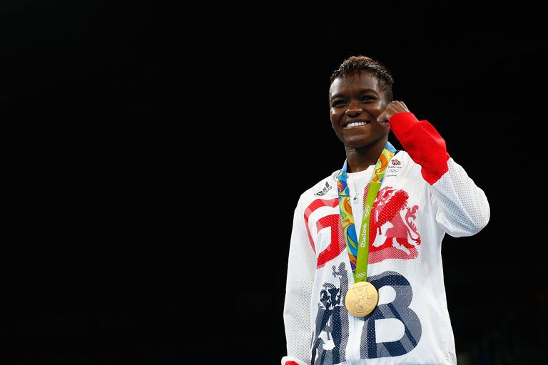 GB Boxer Nicola Adams winning Gold at the Rio Olympics