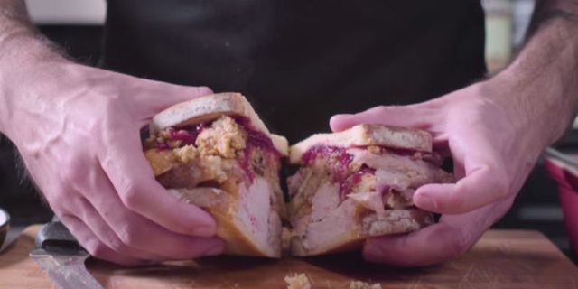 Andrew Rea Moist Maker sandwich