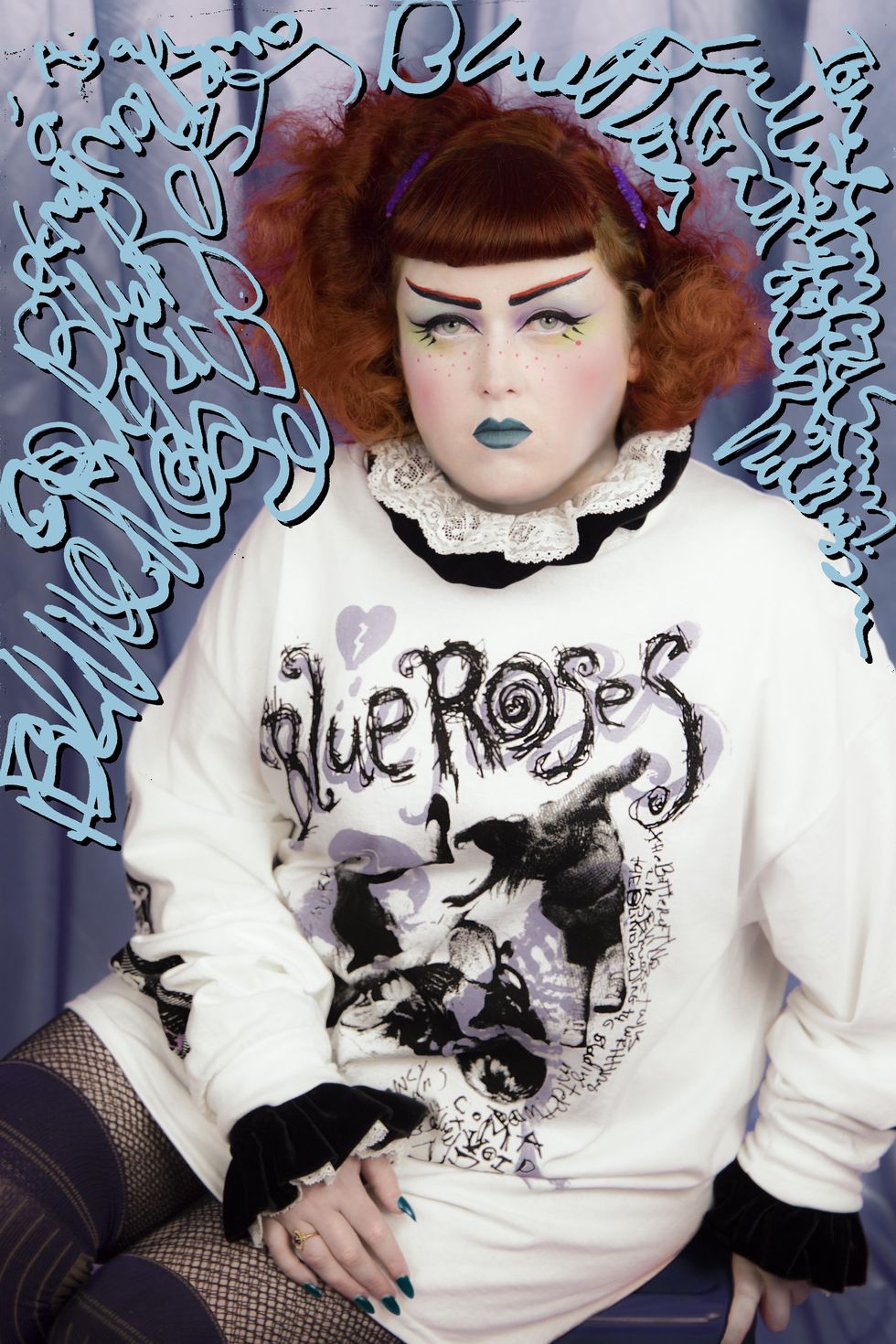 Blue Roses new collection from Edward Meadham