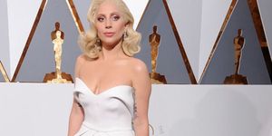 Lady Gaga in Brandon Maxwell at the Academy Awards.
