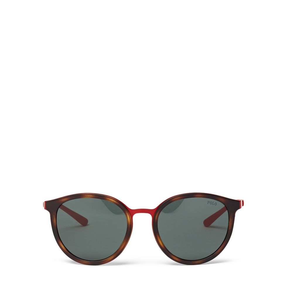 <p><strong data-redactor-tag="strong" data-verified="redactor">Round Sunglasses, £119</strong></p><p>When the sun is reflecting off the mountain, he'll be glad he packed these stylish frames.<span class="redactor-invisible-space" data-verified="redactor" data-redactor-tag="span" data-redactor-class="redactor-invisible-space"></span></p>