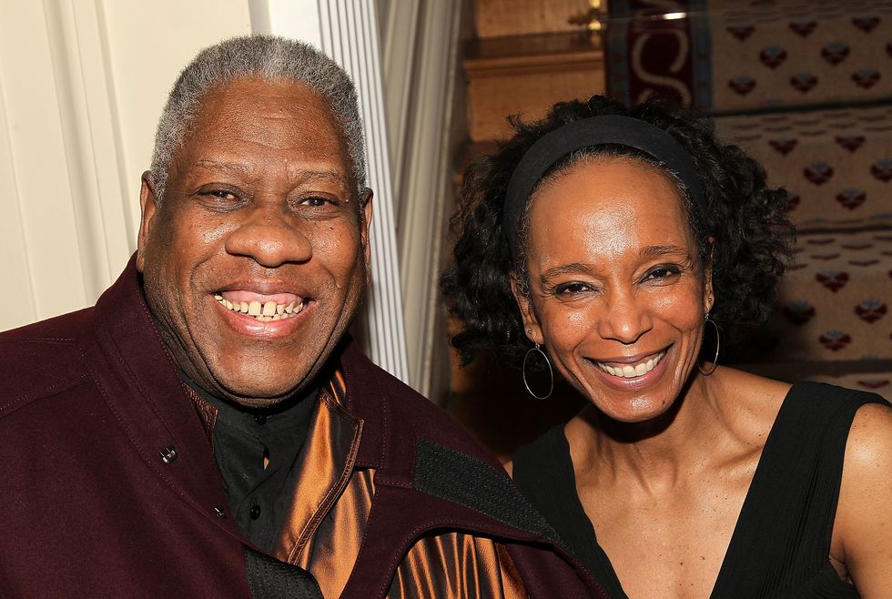 Robin Givhan with André Leon Talley