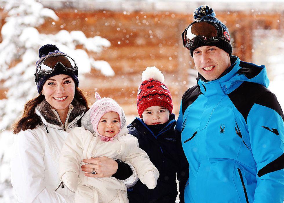 William and Kate in the French Alps
