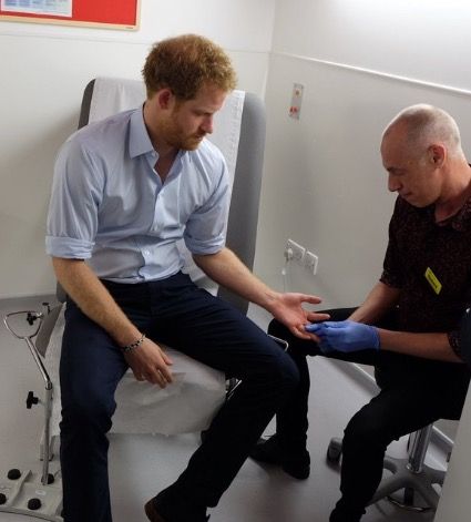 Prince Harry gets an Aids test