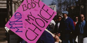 my body my choice: protesting for women's reproductive rights