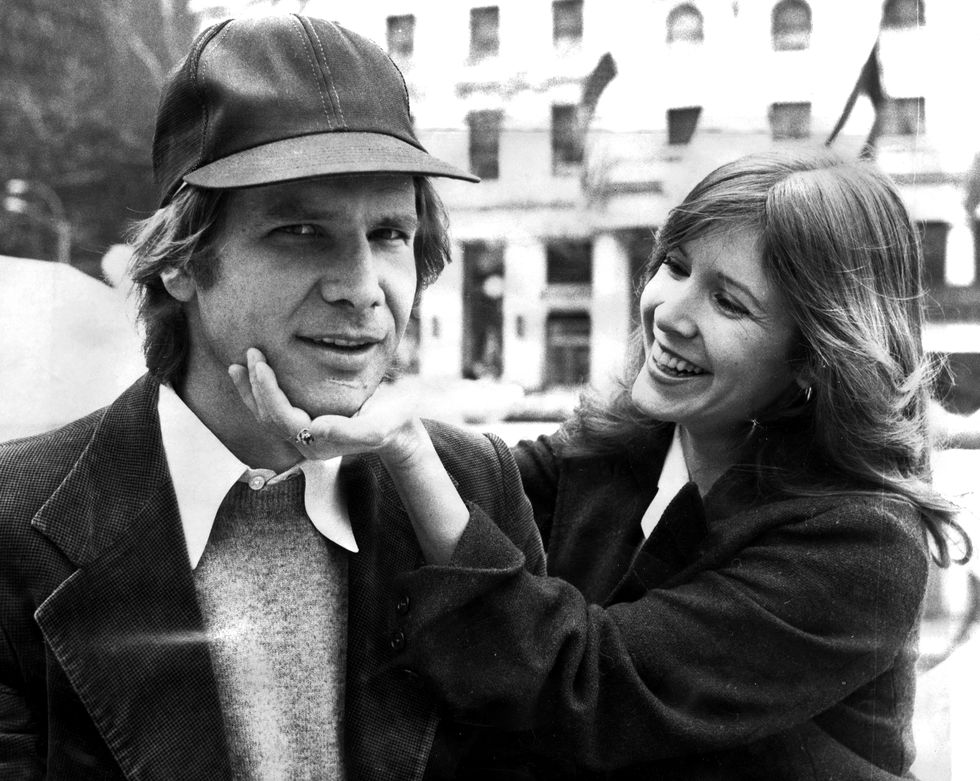 Harrison Ford and Carrie Fisher | ELLE UK