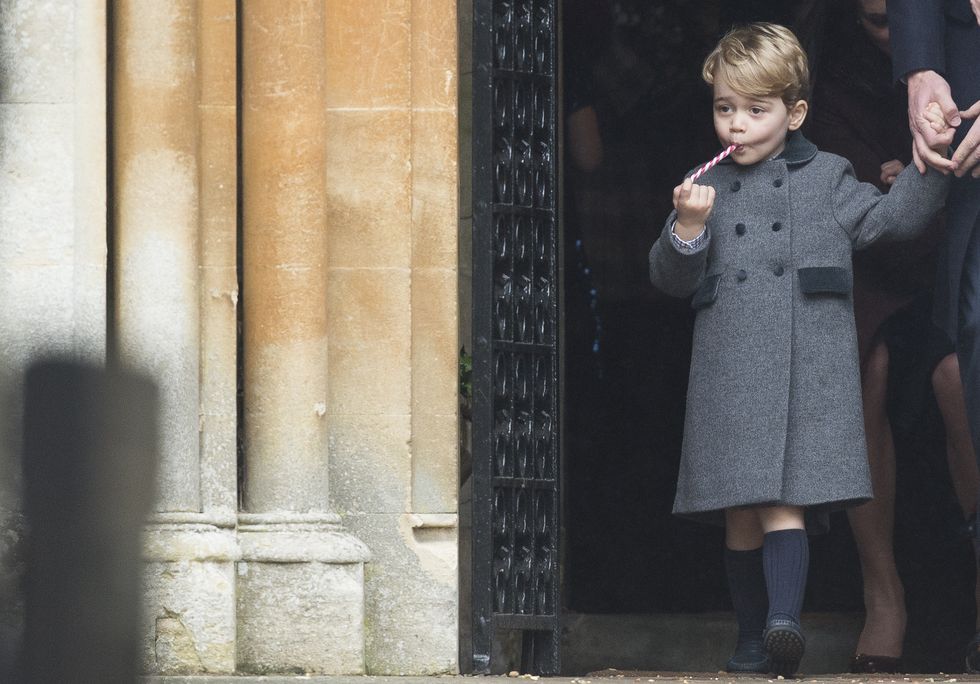 Prince George on Christmas Day | ELLE UK