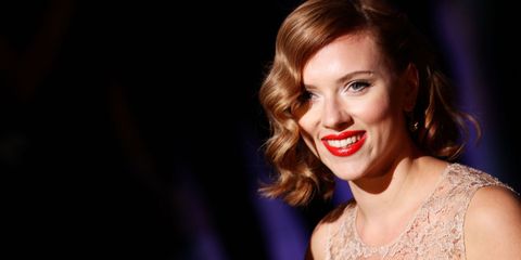 Scarlett Johansson on red carpet | ELLE UK
