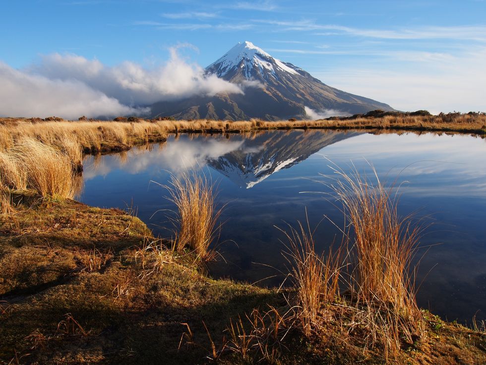Mt Taranaki is the high point of the Pouakai Crossing, one of New Zealand's best short hikes | ELLE UK