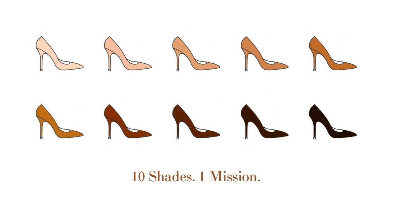 This Brand Makes 10 Different Coloured Nude Shoes Because Nude