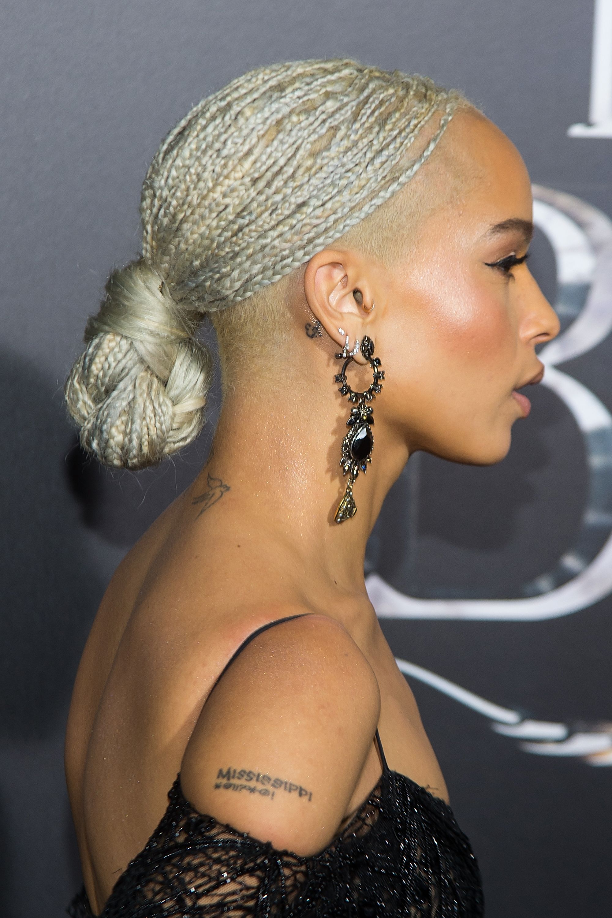 platinum blonde hair at home