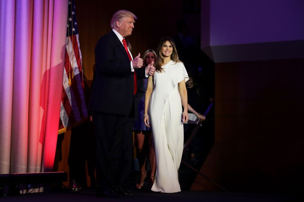 Melania Trump Ralph Lauren election night