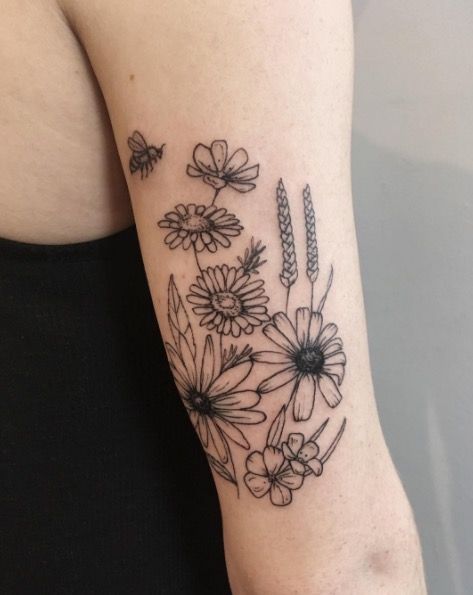 Small Flower Tattoos  TONS of Ideas Designs  Inspiration