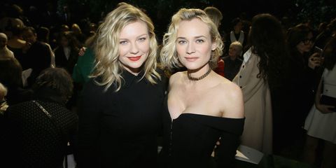Diane Kruger and Kirsten Dunst at Dior Haute Couture SS17 Show
