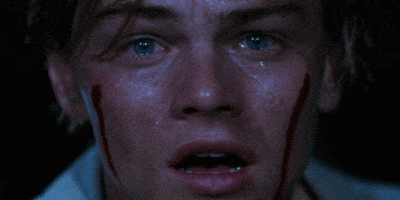 Leonardo DiCaprio crying | ELLE UK