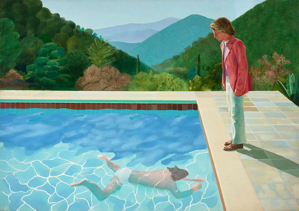 Portrait of an Artist (Pool with Two Figures) 1971 Private Collection© David Hockney