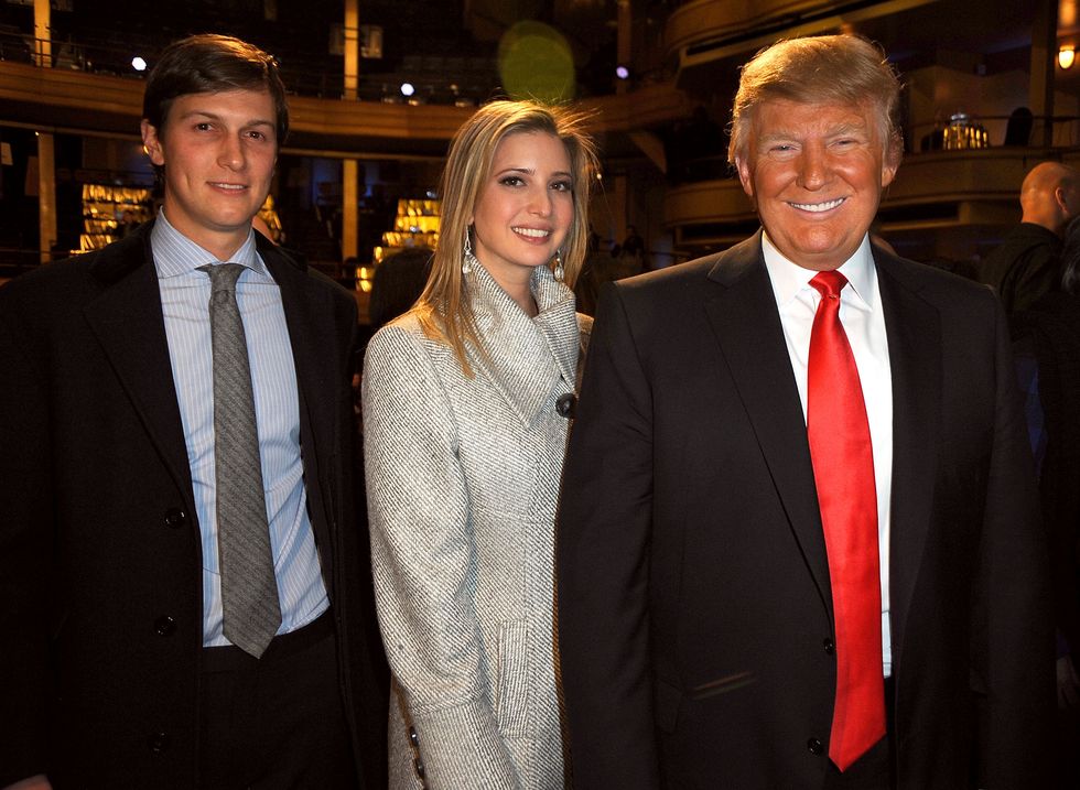 Jared Kushner, Ivanka Trump, Donald Trump | ELLE UK