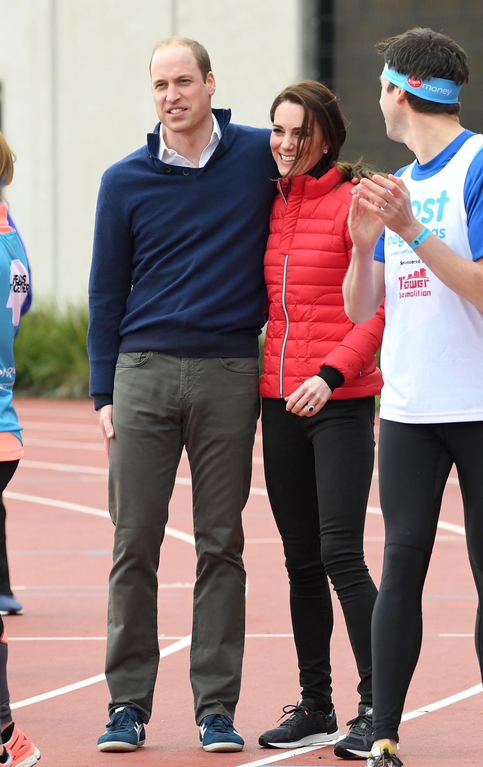 Prince William and Kate Middleton run race | ELLE UK