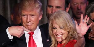 Donald Trump and Kellyanne Conway | ELLE UK
