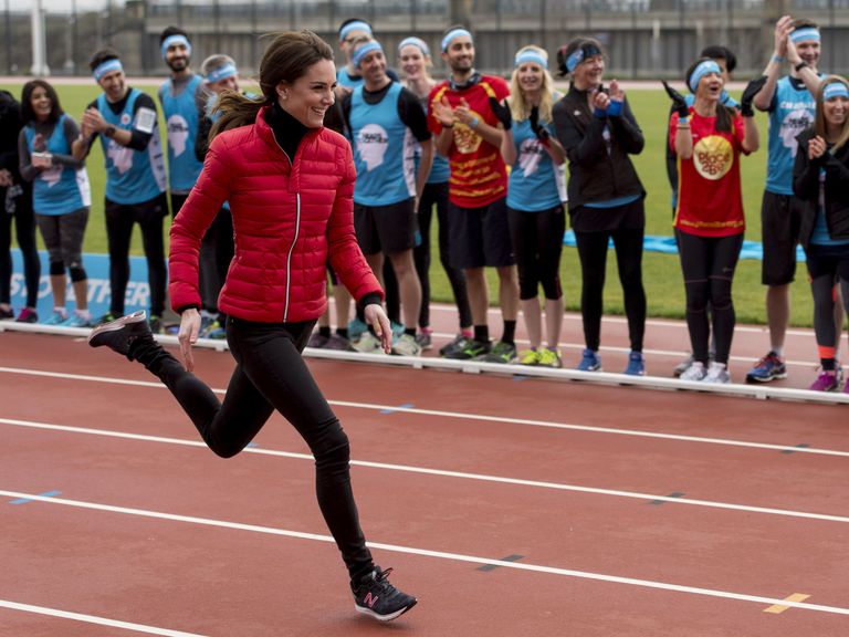 Kate Middleton running | ELLE UK
