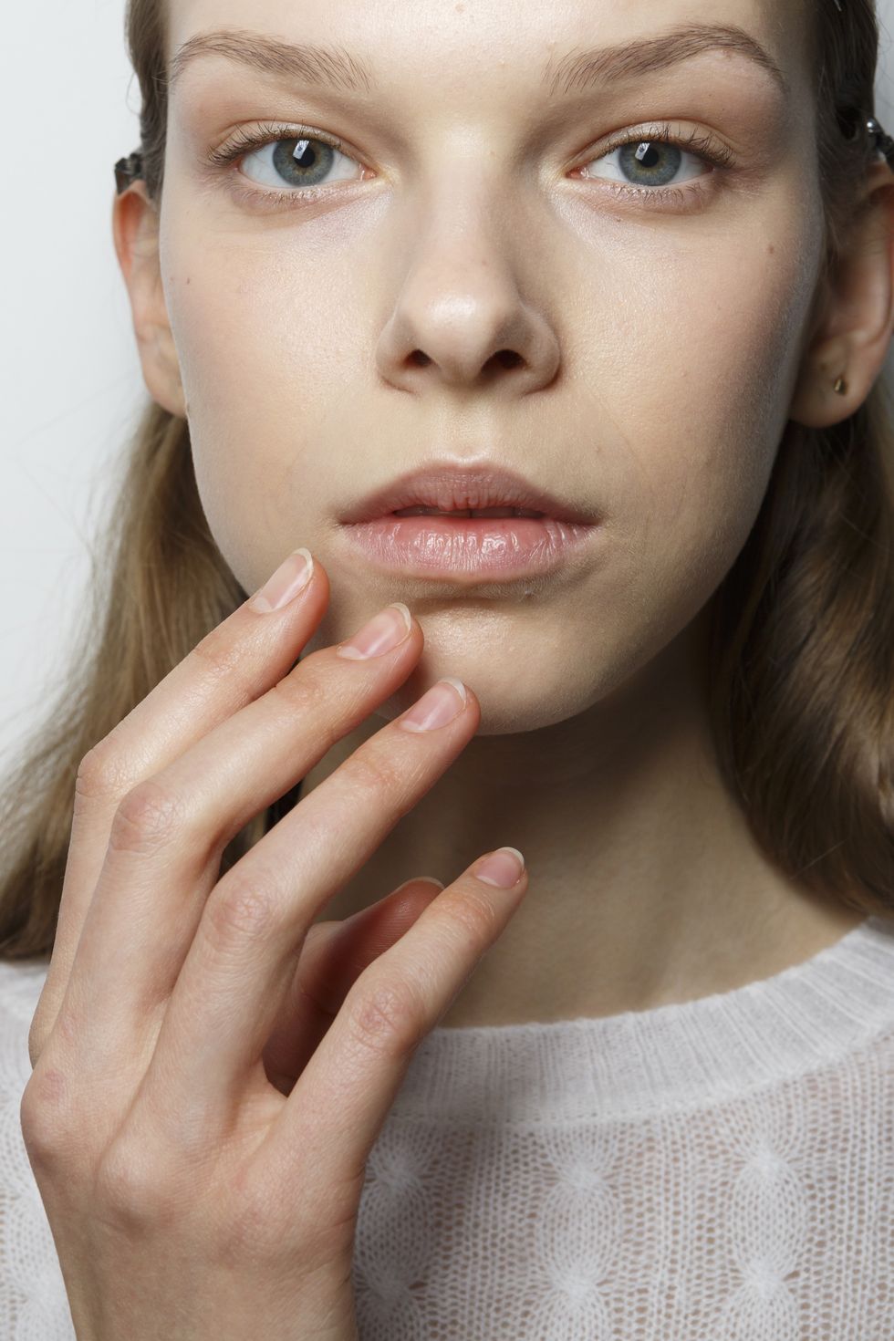 Best nails backstage Victoria Beckham AW17 NYFW