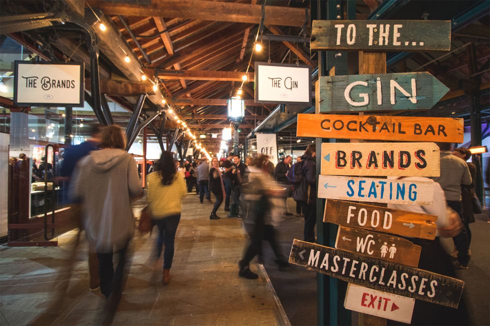 The Gin Festival London, Tobacco Quay,Wapping, London