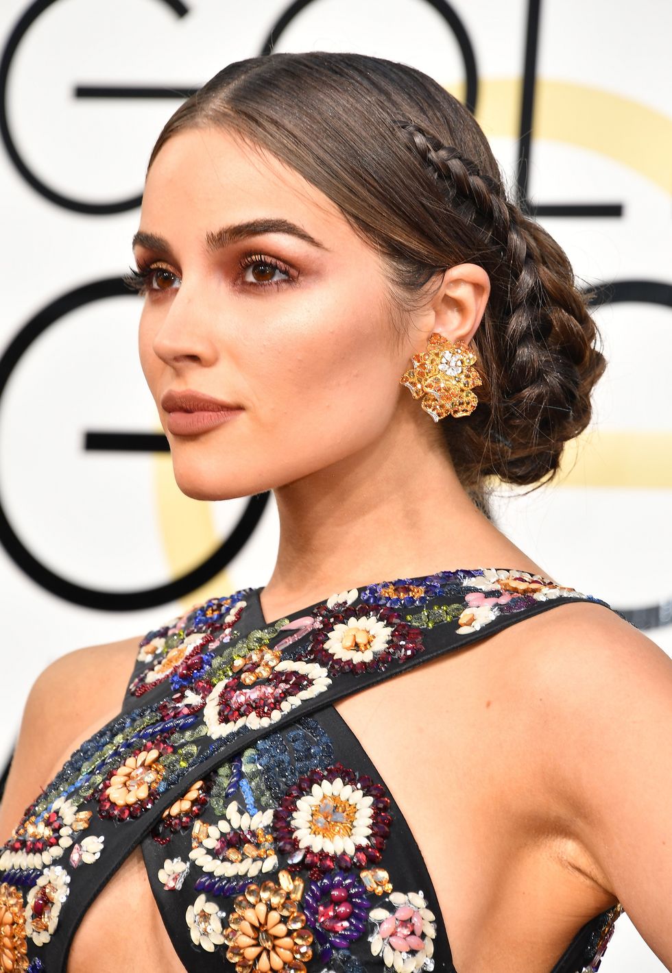 Olivia Culpo at the Golden Globes, Beverly Hills January 08 2017