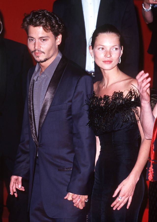 Kate Moss and Johnny Depp 1988