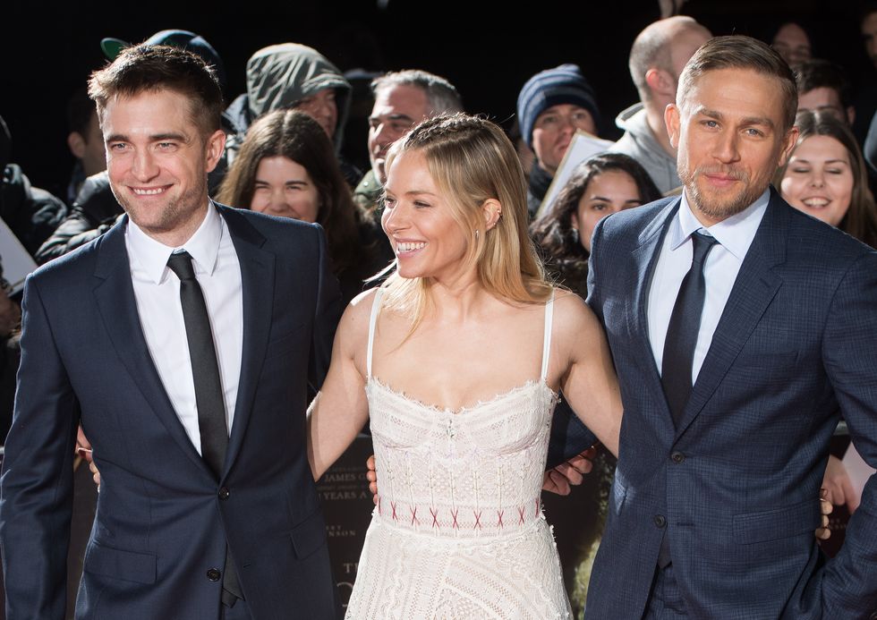 Robert Pattinson, Sienna Miller and Charlie Hunnam at the lost city of z
