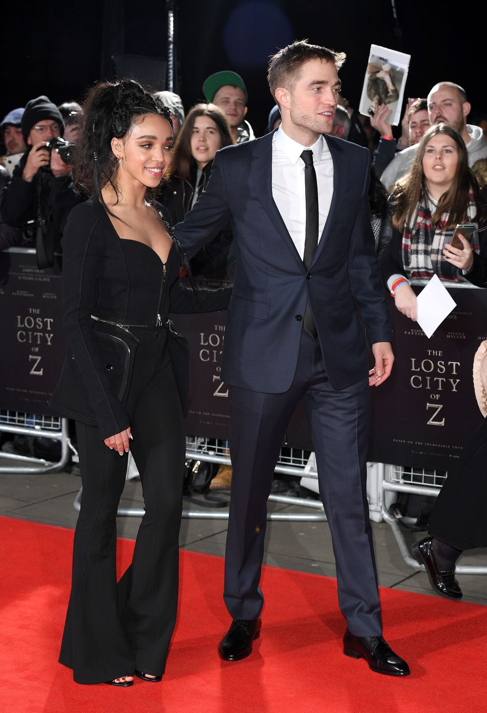 FKA Twigs and Robert Pattinson Arrive at the premiere