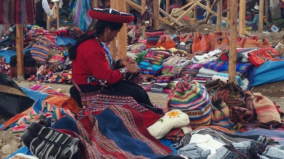 A market in Cusco, Peru