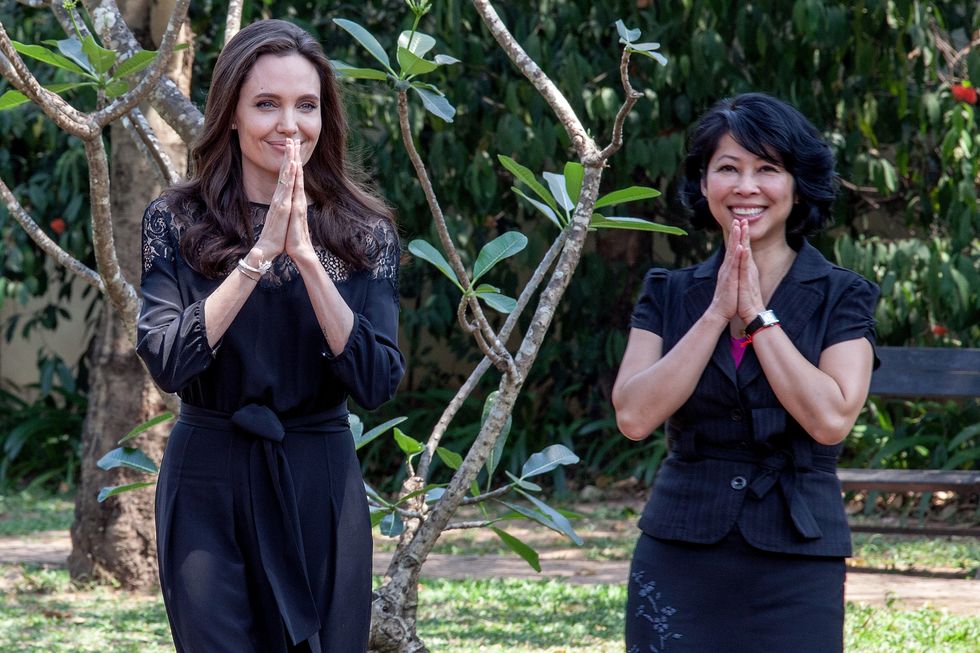 Angelina Jolie in Cambodia | ELLE UK