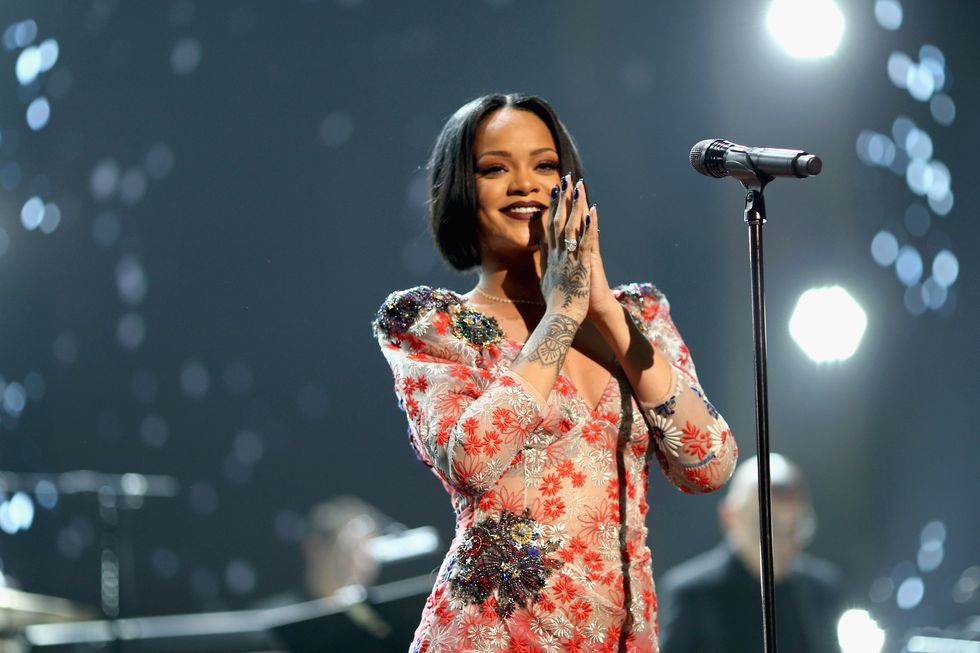 Rihanna on stage | ELLE UK