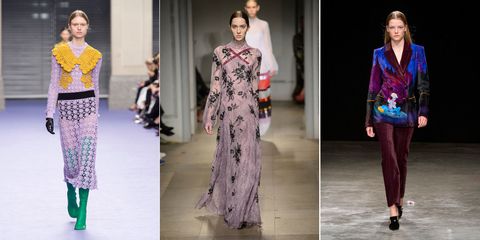 London fashion week trend purple | ELLE UK