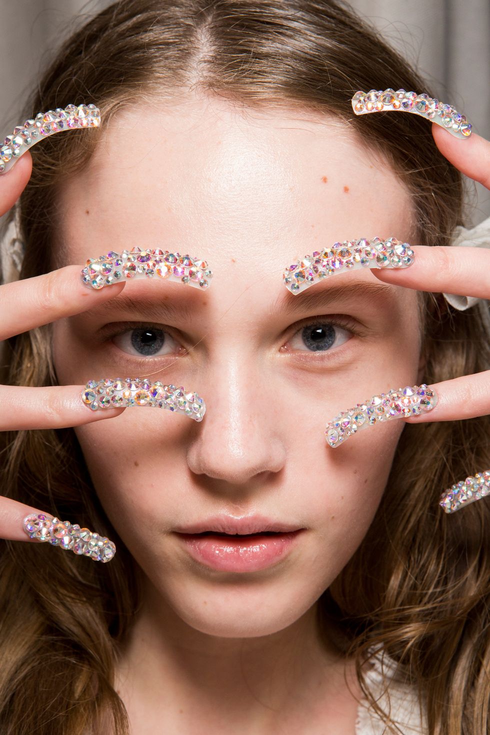 Gucci AW17 backstage nails