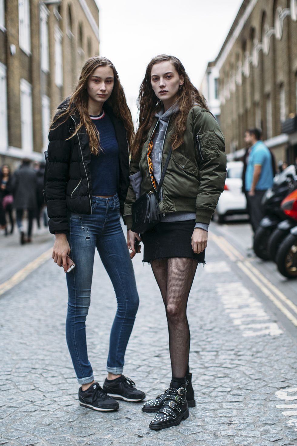 London Fashion Week Autumn Winter 2017 Models Off Duty 