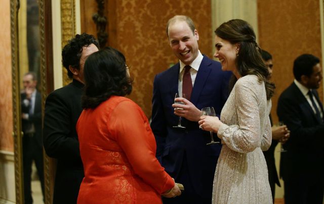 William and Kate at Buckingham Palace