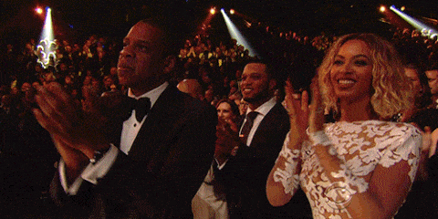 Jay Z and Beyonce clapping | ELLE UK