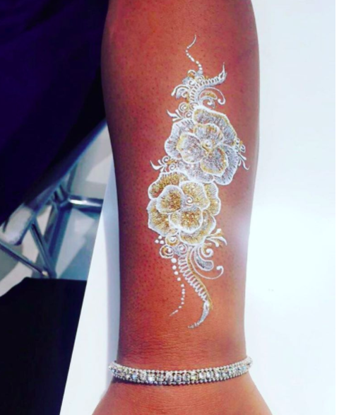 Glitter Henna Designs