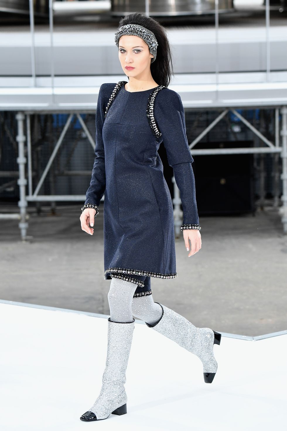 Bella Hadid walks for Chanel AW17