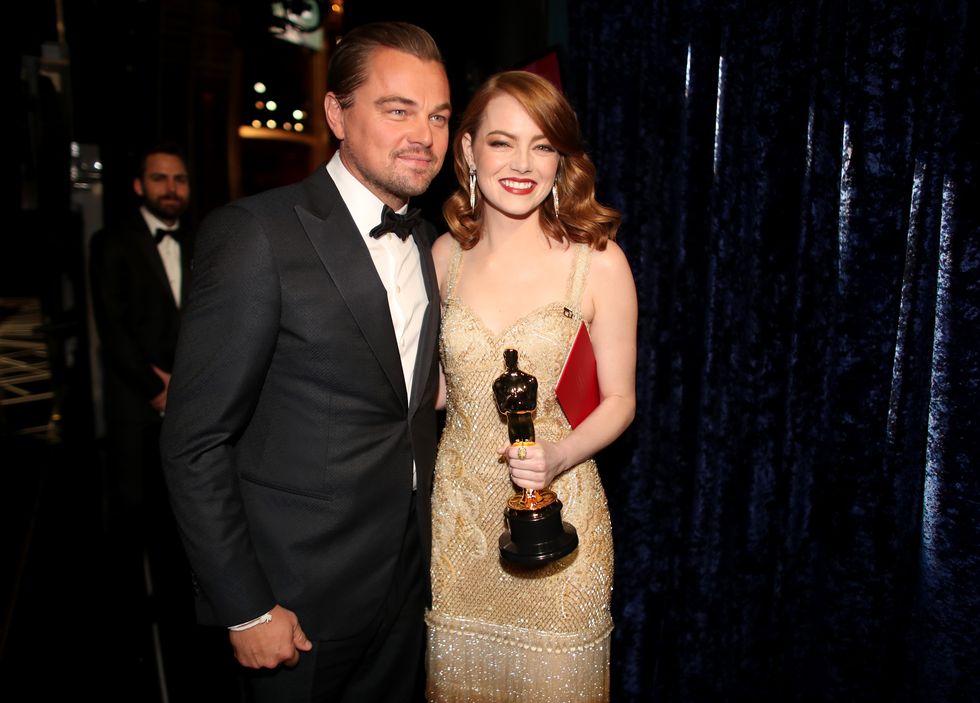 Leonardo Dicaprio and Emma Stone Oscars 2017 | ELLE UK