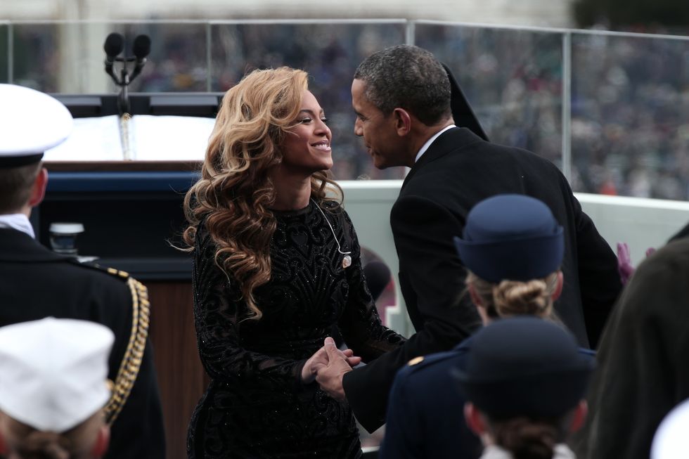 Beyoncé and Barack Obama
