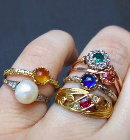 Doyle And Doyle Coloured Engagement Rings