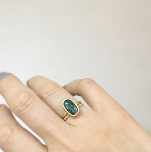 Satomi Kawakita Coloured Engagement Ring