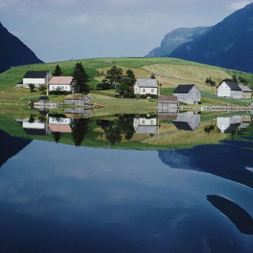 Norway fjord - norway is happiest place on earth